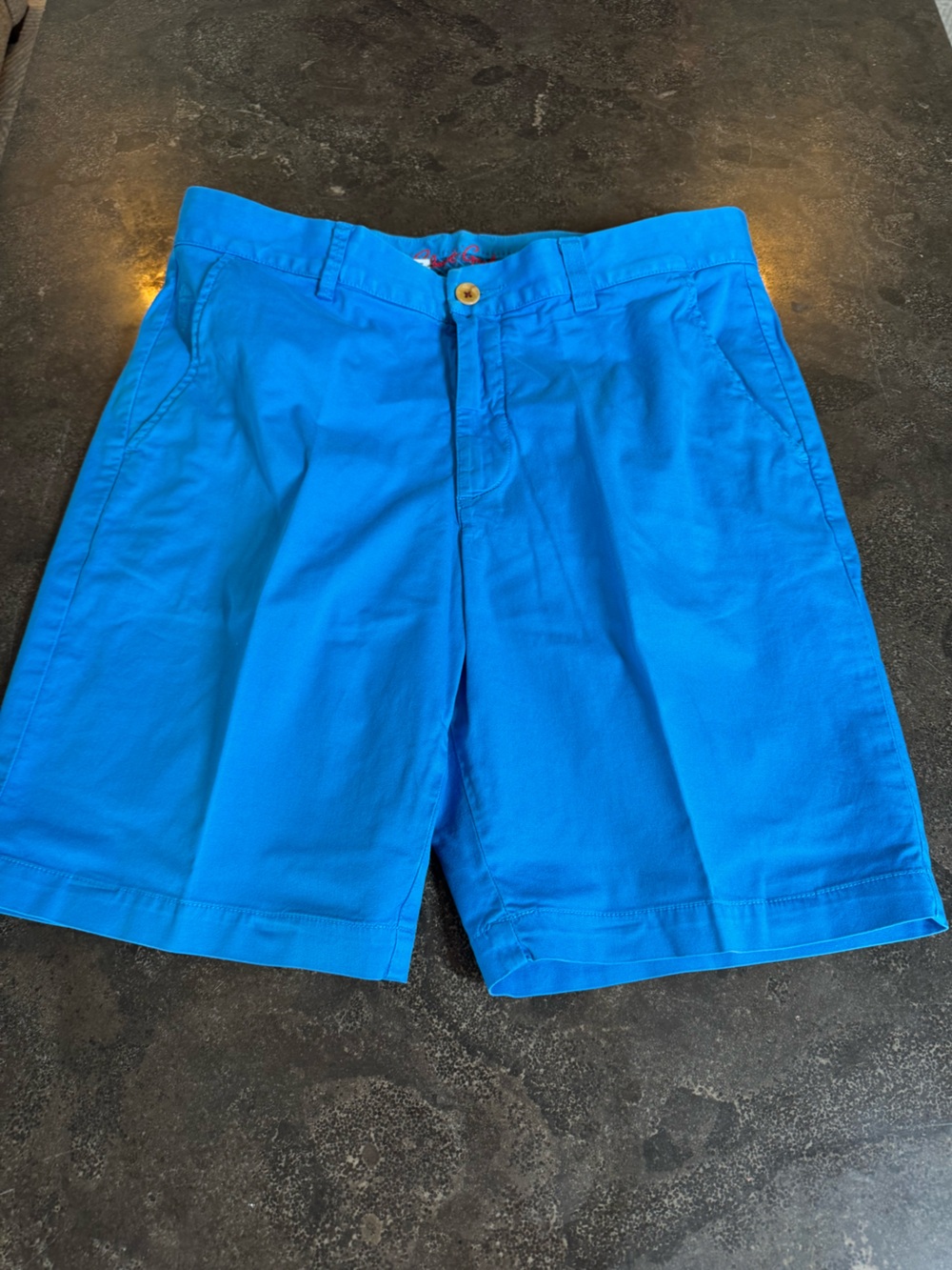 Robert Graham Bright Blue Casual Shorts Men’s SZ 34